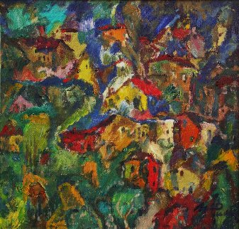 Picturesque Hill 2011 18x19 Original Painting - Ivan Filichev Picturesque Hill 2011 18x19 Original Painting - Ivan Filichev