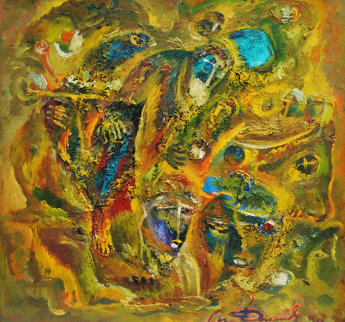 Forms Observance 1990 18x20 Original Painting - Ivan Filichev Forms Observance 1990 18x20 Original Painting - Ivan Filichev