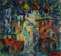 Monastery Domes 1995 18x20 Original Painting by Ivan Filichev - 2 Monastery Domes 1995 18x20 Original Painting by Ivan Filichev - 2