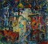 Monastery Domes 1995 18x20 Original Painting by Ivan Filichev - 2