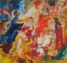 Christ And Angels 2008 15x16 Original Painting by Ivan Filichev - 0