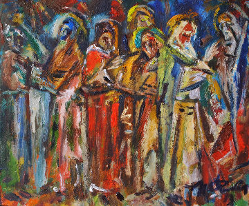 Liturgy 2013 9x11 Original Painting - Ivan Filichev Liturgy 2013 9x11 Original Painting - Ivan Filichev