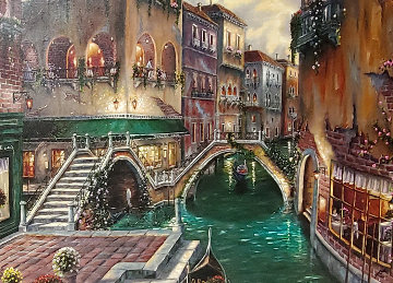 Venice Romance 2011 w Drawing - Italy Limited Edition Print - Robert Finale