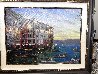 Portofino Sunrise 2007 Embellished - Huge - Italy Limited Edition Print by Robert Finale - 1