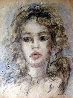 Woman Portrait 18x12 Works on Paper (not prints) by Leonor Fini - 0 Woman Portrait 18x12 Works on Paper (not prints) by Leonor Fini - 0