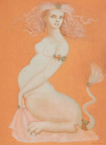 Sphinx: Ilaria EA 1975 - Huge Limited Edition Print - Leonor Fini