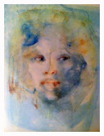 Visage Blue 1986 Limited Edition Print by Leonor Fini - 0 Visage Blue 1986 Limited Edition Print by Leonor Fini - 0