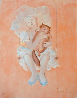 Petite Fille et Chat Limited Edition Print - Leonor Fini Petite Fille et Chat Limited Edition Print - Leonor Fini