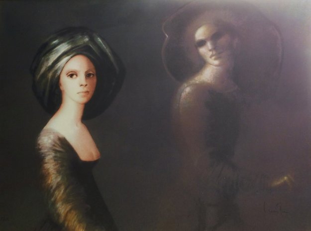 La Tenebrosa 1982 Limited Edition Print by Leonor Fini La Tenebrosa 1982 Limited Edition Print by Leonor Fini