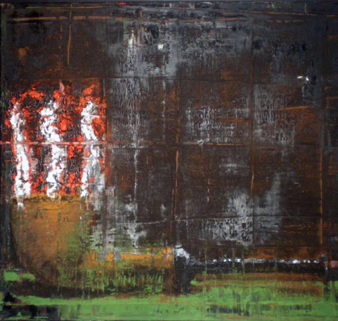 Pipe 1986 22x28 Original Painting by Aaron Fink Pipe 1986 22x28 Original Painting by Aaron Fink