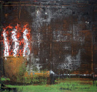 Pipe 1986 22x28 Original Painting by Aaron Fink - 0 Pipe 1986 22x28 Original Painting by Aaron Fink - 0