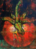 Cherry Tomato Watercolor 1993 39x32 Watercolor by Aaron Fink - 0