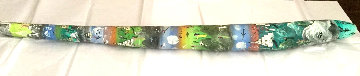 Hand Painted Gourd 1983 Sculpture - Howard Finster Hand Painted Gourd 1983 Sculpture - Howard Finster