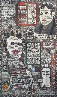 Absolut Georgia 1993 Limited Edition Print - Howard Finster