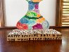 Happy Special Days Lamp 1993 19x7 - Early Sculpture by Howard Finster - 5