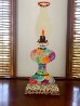 Happy Special Days Lamp 1993 19x7 - Early Sculpture by Howard Finster - 2