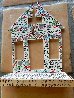House Divided - 1993 9x13 -Waco, Texas Sculpture by Howard Finster - 3
