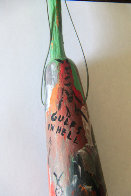 Hell Themed Painted Gourd 49 in Original Painting by Howard Finster - 4 Hell Themed Painted Gourd 49 in Original Painting by Howard Finster - 4