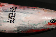 Hell Themed Painted Gourd 49 in Original Painting by Howard Finster - 6 Hell Themed Painted Gourd 49 in Original Painting by Howard Finster - 6