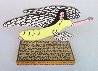 Love Your Guardian Angel Wood Sculpture 11 in Sculpture by Howard Finster - 0