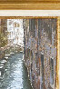 Venice Canal 2014 18x18 - Italy Original Painting by Raffaele Fiore - 2