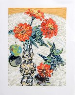 Apples And Zinnias 1995 Limited Edition Print by Janet Fish - 1 Apples And Zinnias 1995 Limited Edition Print by Janet Fish - 1