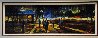 Walk About Town 2009 12x36 Original Painting by Michael Flohr - 2