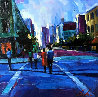 Evening Walks 2006 25x25 Original Painting by Michael Flohr - 0