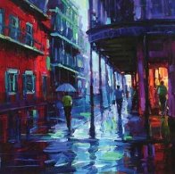 Bourbon Street 2009 Embellished Limited Edition Print by Michael Flohr - 0