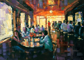 Sunset Grill Limited Edition Print - Michael Flohr Sunset Grill Limited Edition Print - Michael Flohr