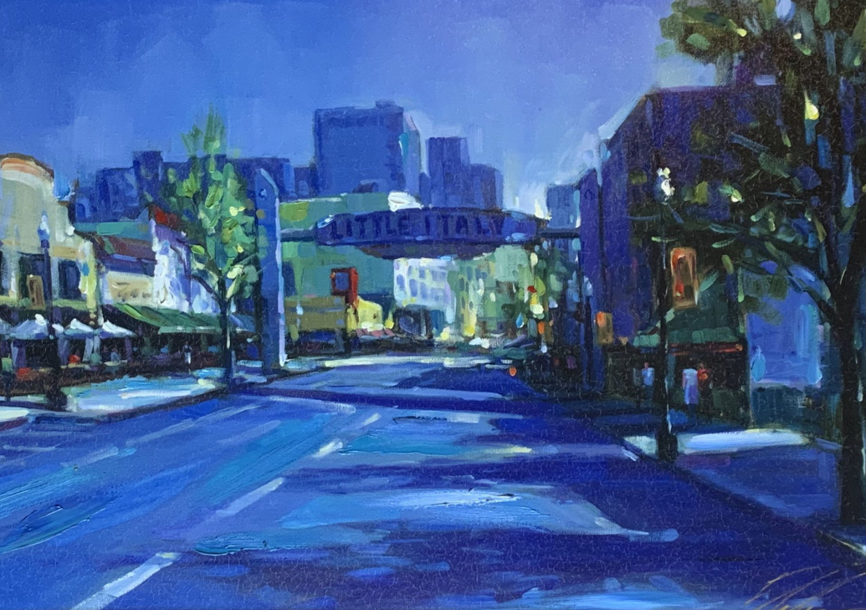 Little Italy 2007 Embellished Limited Edition Print by Michael Flohr
