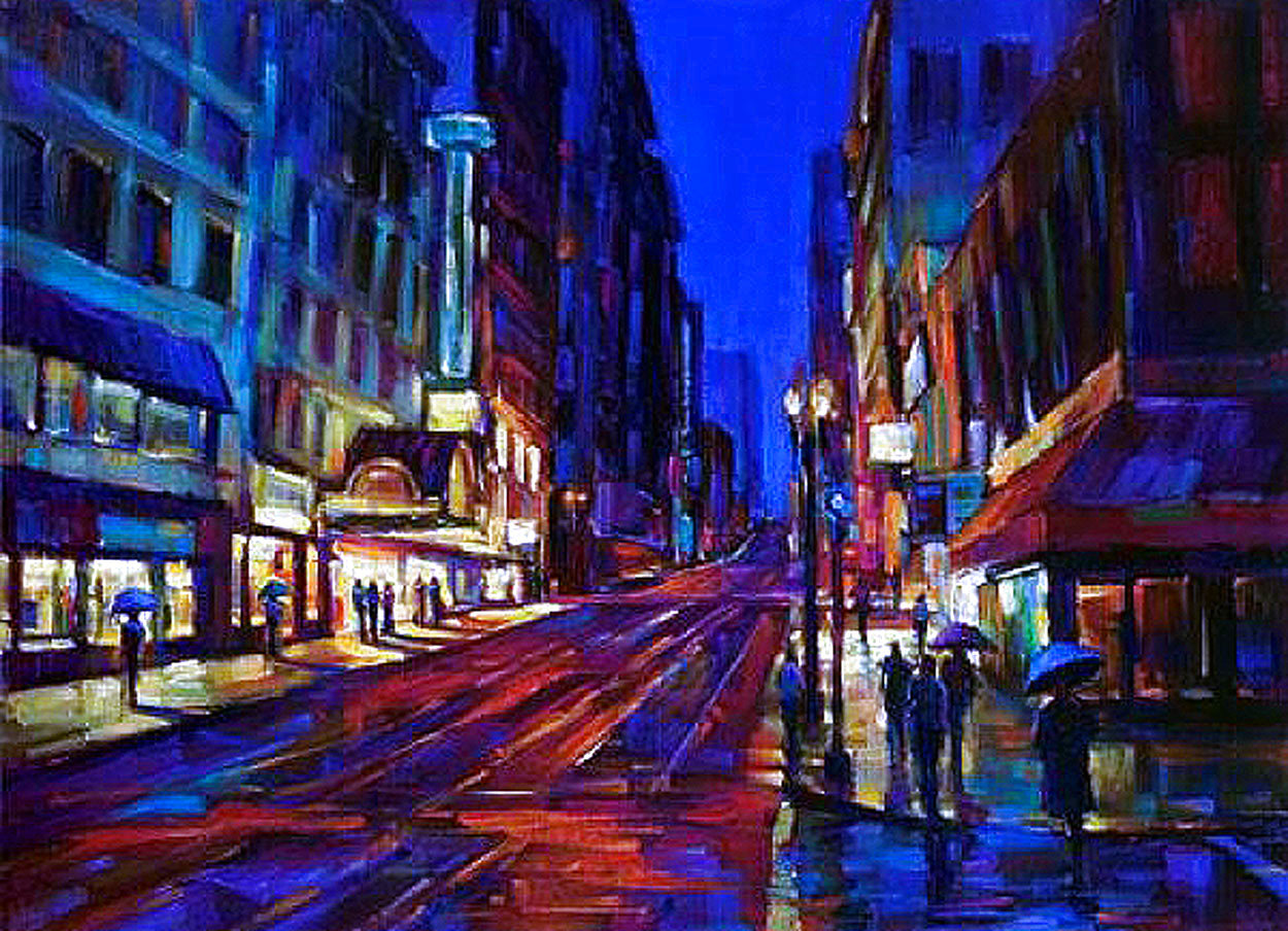 Streets of Gold 2007 Limited Edition Print by Michael Flohr