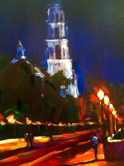 Bell Tower 2006 Embellished - Balboa Park, San Diego, CA Limited Edition Print by Michael Flohr