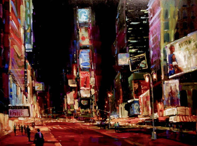 Good Times Square PP 2008 - Huge - NYC - New York Limited Edition Print by Michael Flohr