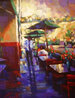 Lunch Date 2004 - Framed Embellished Giclee on Canvas Limited Edition Print by Michael Flohr - 0