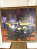 Stock Talk - Framed Embellished Giclee on Canvas - Huge 43x43 Limited Edition Print by Michael Flohr - 2