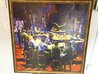Stock Talk - Framed Embellished Giclee on Canvas - Huge 43x43 Limited Edition Print by Michael Flohr - 1
