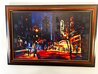 A Night at the Fox AP 2014 - Framed Embellished Giclee on Canvas - Huge - Atlanta, GA Limited Edition Print by Michael Flohr - 1 A Night at the Fox AP 2014 - Framed Embellished Giclee on Canvas - Huge - Atlanta, GA Limited Edition Print by Michael Flohr - 1
