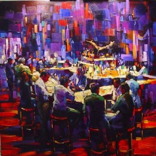 Stock Talk 2003 Huge Limited Edition Print - Michael Flohr Stock Talk 2003 Huge Limited Edition Print - Michael Flohr