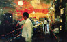 Friday Night 2002 - Framed  Embellished Giclee on Canvas - Huge Limited Edition Print by Michael Flohr - 0