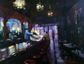Grand Entrance 40x50 Huge Original Painting - Michael Flohr Grand Entrance 40x50 Huge Original Painting - Michael Flohr