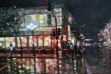 City Reflections 2005 Embellished Limited Edition Print - Michael Flohr