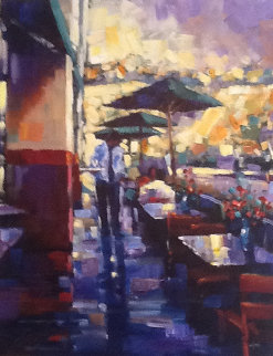 Lunch Date 2004 Embellished Limited Edition Print - Michael Flohr Lunch Date 2004 Embellished Limited Edition Print - Michael Flohr