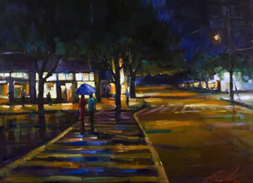 Highlands 2006 37x47 Original Painting - Michael Flohr Highlands 2006 37x47 Original Painting - Michael Flohr