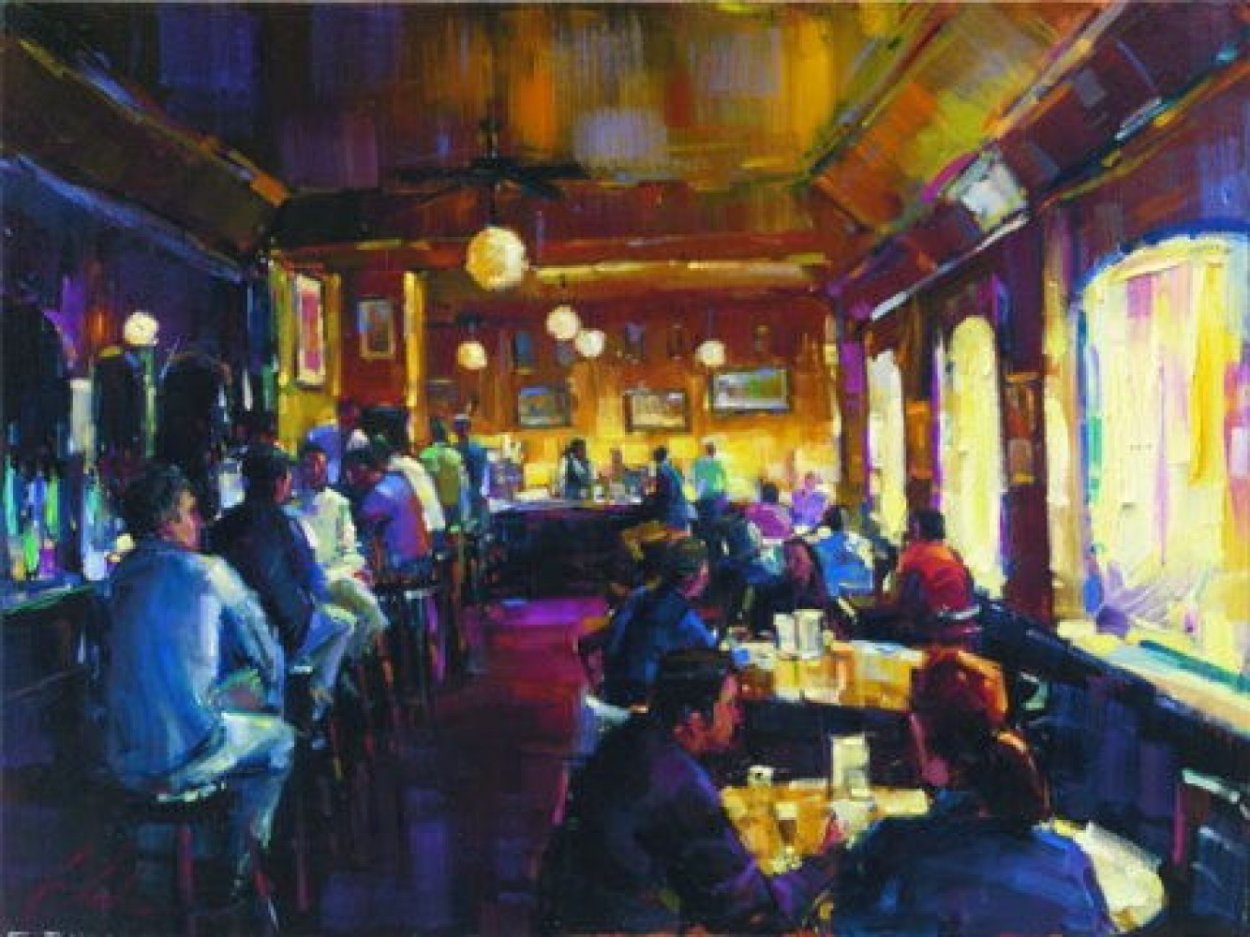 Happy Hour Enbellished 2008 Limited Edition Print by Michael Flohr