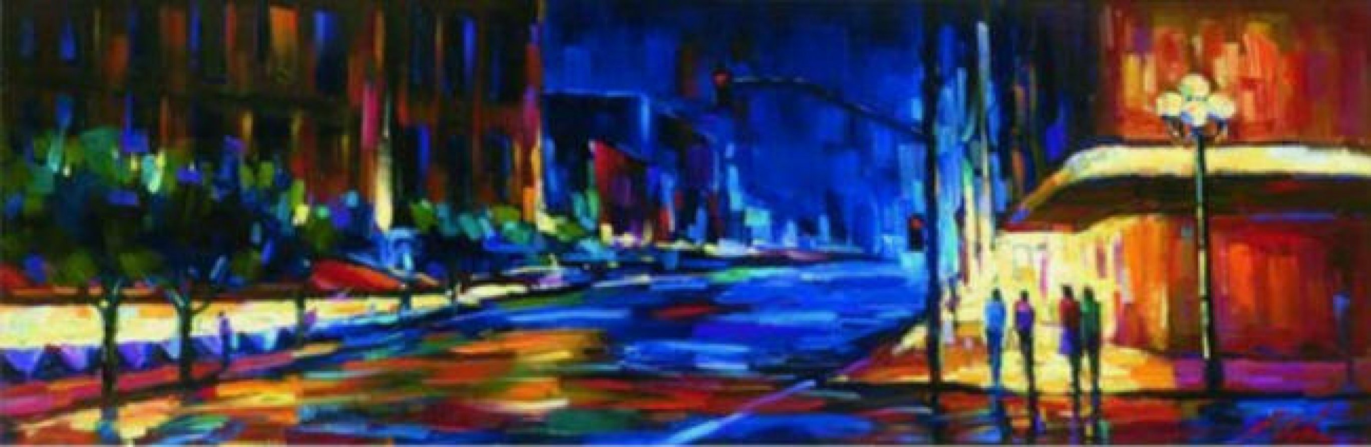 Uptown Embellished  2006 Huge Limited Edition Print by Michael Flohr