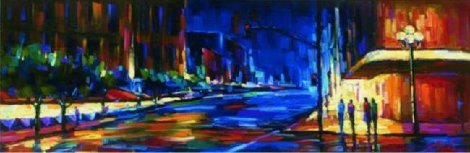 Uptown Embellished  2006 Huge - New York, NYC Limited Edition Print - Michael Flohr