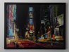 Good Times Square PP  2008 - Huge - New York, NYC - Framed Embellished Giclee Limited Edition Print by Michael Flohr - 1