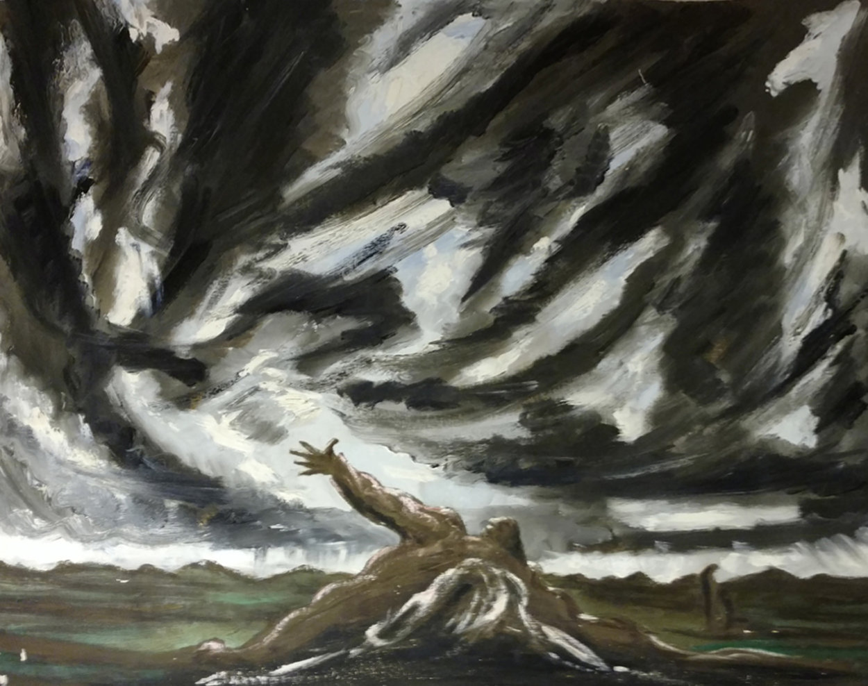 Untitled Painting 36x50 Super Huge Original Painting by Richard Florsheim Untitled Painting 36x50 Super Huge Original Painting by Richard Florsheim