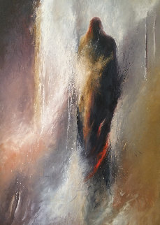 Shamanic Passage 16 1989 66x48 Huge Original Painting - Larry Fodor Shamanic Passage 16 1989 66x48 Huge Original Painting - Larry Fodor